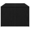 Sofabord Sort eg 102 x 50 x 35 cm Konstrueret træ