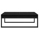 Sofabord Sort eg 100 x 100 x 35 cm Konstrueret træ