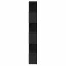 bogreol/rumdeler 60x24x186 cm sort egetræ