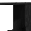 bogreol/rumdeler 60x24x186 cm sort egetræ