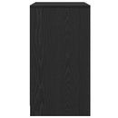skænk 70x41x75 cm konstrueret træ sort egetræsfarve