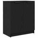Sko skab med hylde Sort eg 59 x 35 x 70 cm Konstrueret træ
