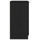 Sko skab med hylde Sort eg 59 x 35 x 70 cm Konstrueret træ