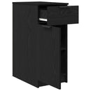 Kontorskab Sort eg 33 x 50 x 75 cm Konstrueret træ