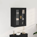 Vægskab Sort eg 69,5 x 34 x 90 cm Konstrueret træ
