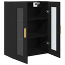 Vægskab Sort eg 69,5 x 34 x 90 cm Konstrueret træ