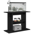 akvariebord 80x35x60 cm konstrueret træ sort egetræsfarve