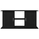 akvariebord 121x41x58 cm konstrueret træ sort egetræsfarve