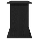 akvariebord 121x41x58 cm konstrueret træ sort egetræsfarve