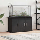 akvariestativ sort egetræ 101x41x58 cm konstrueret træ