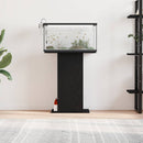 akvariebord 60,5x36x72,5 cm konstrueret træ sort egetræsfarve