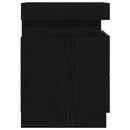 Natskab 2 pcs Sort eg 35 x 39 x 55 cm Konstrueret træ