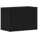 TV-skab sort egetræ 60x30x41 cm konstrueret træ