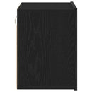 TV-skab sort egetræ 60x30x41 cm konstrueret træ
