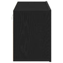 TV-skabe 2 stk. sort eg 120x30x41 cm konstrueret træ