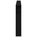 LED sengegavl Sort eg 160 x 18,5 x 103,5 cm Konstrueret træ