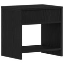 sengebord 40x30x40 cm konstrueret træ sort egetræsfarve