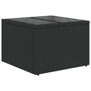 sofasæt til haven 8 dele med hynder polyrattan sort