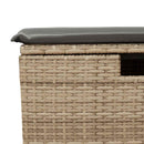 sofasæt til haven 8 dele med hynder polyrattan beige