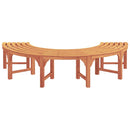 Træ Bænk 4-Antal sæder 210 x 80 x 45 cm Massiv Eucalyptus Træ