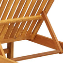 Solstol Brun 199 x 63 x 85 cm Massivt Akacietræ