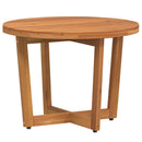 havesidebord rundt Ø55x40 cm massivt træ akacie