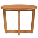 havesidebord rundt Ø55x40 cm massivt træ akacie