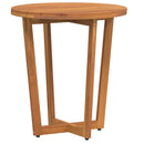havesidebord rundt Ø55x60 cm massivt træ akacie