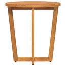 havesidebord rundt Ø70x75 cm massivt træ akacie