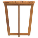 havesidebord rundt Ø70x75 cm massivt træ akacie