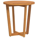 havesidebord rundt Ø70x75 cm massivt træ akacie