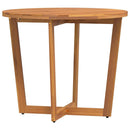 havespisebord rundt Ø90x75 cm massivt træ akacie
