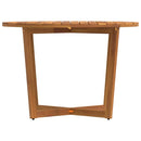 havespisebord rundt Ø110x75 cm massivt træ akacie