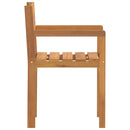 havestole 2 stk. 50x53x80 cm massivt træ akacie