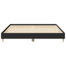 sengestel uden madras 200x200 cm konstrueret træ sort