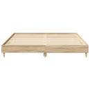 sengestel uden madras 200x200 cm konstrueret træ sonoma-eg