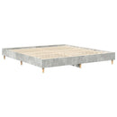 sengestel uden madras 200x200 cm konstrueret træ betongrå