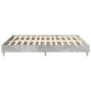 sengestel uden madras 200x200 cm konstrueret træ betongrå