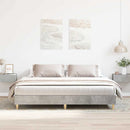 sengestel uden madras 200x200 cm konstrueret træ betongrå