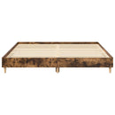 sengestel uden madras 200x200 cm konstrueret træ røget eg