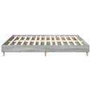 sengestel uden madras 200x200 cm konstrueret træ grå sonoma-eg