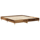 sengestel uden madras 200x200 cm konstrueret træ antikt træ