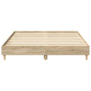 sengestel uden madras 150x200 cm konstrueret træ sonoma-eg