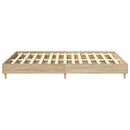 sengestel uden madras 150x200 cm konstrueret træ sonoma-eg