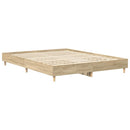 sengestel uden madras 140x200 cm konstrueret træ sonoma-eg