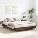 sengestel uden madras 140x200 cm konstrueret træ brunt eg