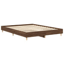 sengestel uden madras 140x200 cm konstrueret træ brunt eg
