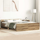 sengestel uden madras 150x200cm konstrueret træ kunsteg