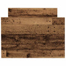 Sengeramme uden madras 90x200cm konstrueret træ antikt træ