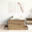 sengeramme 90x200cm uden madras konstrueret træ kunsteg